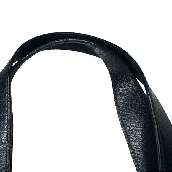 BVLGARI Black Logomania tote - leather straps - red interior - made in Italy - Picture 15 of 16